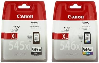 Canon PG-545XL Black & CL-546XL Colour Ink Cartridge Bundle Pack