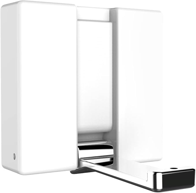 Wenko 50554100 - Gancio a gancio, 8 x 8 x 2,5 cm, colore: Bianco