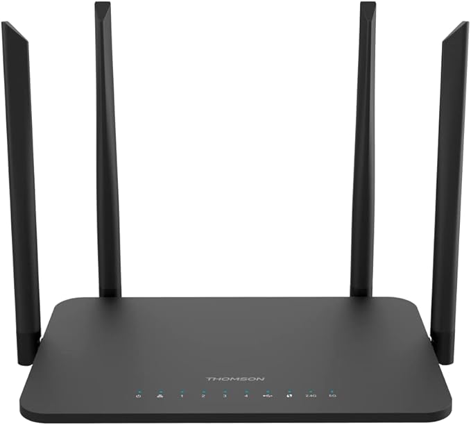 THOMSON THWR1200 ROUTER DUAL BAND GIGABIT WI-FI 5 1200 Mbps Ridai vita alla tua connessione internet broadband