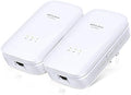 TP-Link TL-PA8010 KIT AV1200 Powerline Starter con porta Gigabit, 1200 Mbps, 2 x 2 MIMO, Plug and Play Bianco 123 x 68 x 30 mm, Bianco