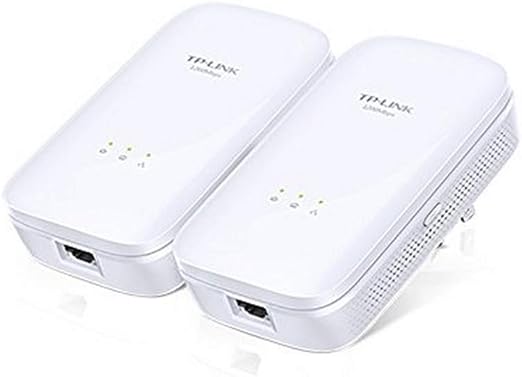 TP-Link TL-PA8010 KIT AV1200 Powerline Starter con porta Gigabit, 1200 Mbps, 2 x 2 MIMO, Plug and Play Bianco 123 x 68 x 30 mm, Bianco