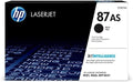 HP 87AS CF287AS, Cartuccia Toner Originale da 6000 Pagine, Compatibile con le Stampanti LaserJet Enterprise M501, M506, MFP M527, Nero