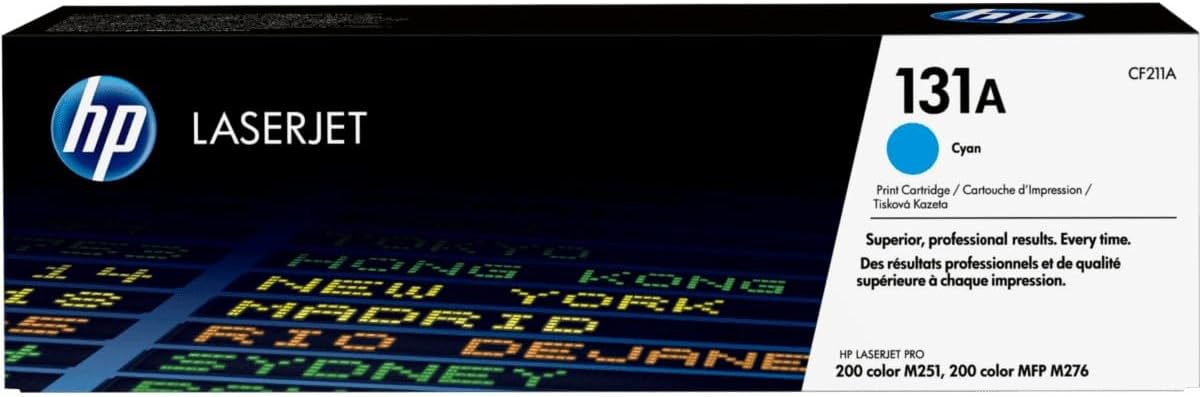 Toner Laser Hewlett Packard 131A Cián 1,8K
