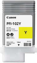 Canon INK PFI102Y YELLOW DYE | 130ML | LP17/LP24/IPF500/IPF6X0/IPF7X0