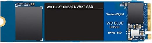 WD_BLUE SN550 500GB M.2 2280 PCIe Gen3 NVMe up to 2400 MB/s read speed