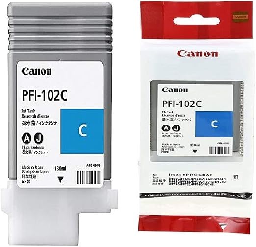 Canon INK CARTRIDGE CIANO PFI-102C/0896B001