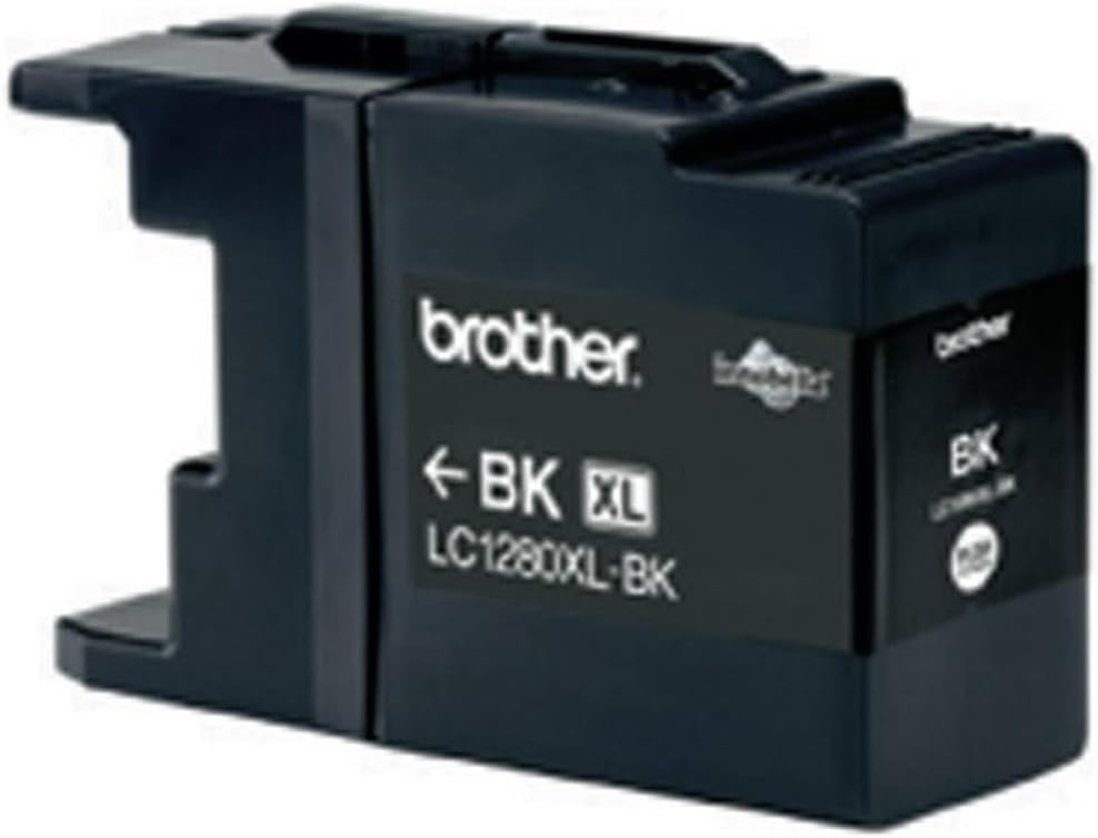 Brother LC1280XLBK Cartuccia InkJet Originale, Alta Capacità, fino a 2400 Pagine, per Stampanti MFCJ5910DW/MFCJ6510DW/MFCJ6910DW, Nero