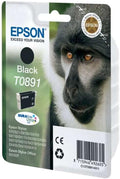 Epson T089 Serie Scimmia, Cartuccia Originale Getto d'Inchiostro DURABrite Ultra, Formato Standard, Nero