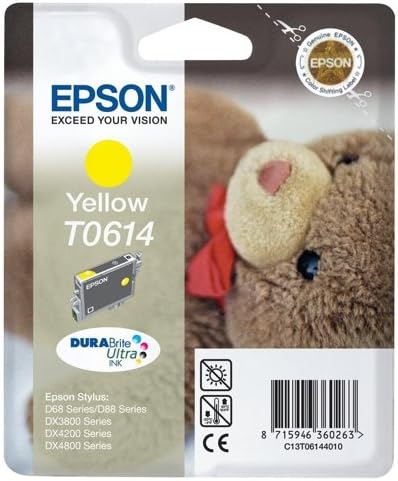 C13T06144010 Epson Stylus D66 Cartuccia Inchiostro Giallo