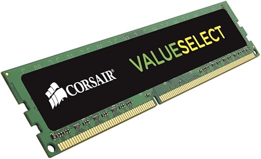 Corsair CMV4GX3M1A1600C11 Value Select Modulo di Memoria da 4 GB, DDR3, 1600 MHz, CL11