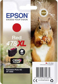 Epson 478 Serie Scoiattolo, Cartuccia originale getto d'inchiostro Claria Photo HD, Formato XL, Rosso
