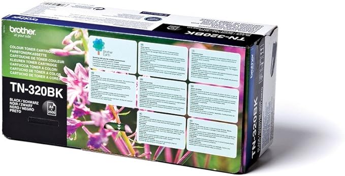 Cartouche de Toner De Marque TN-320BK TN320BK , TN-320BK - 1x Cartouche de Toner noir - 2500 pages