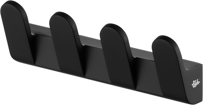 Bisk 02952 - Futura Gancio Appendiabiti, 17,5 x 4 x 6 cm, Colore: Nero