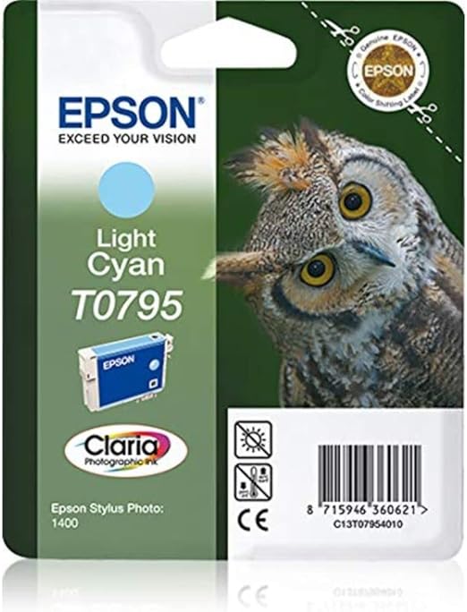 Epson C13T079540 - Cartuccia d'inchiostro Stylus Photo 1400, blu