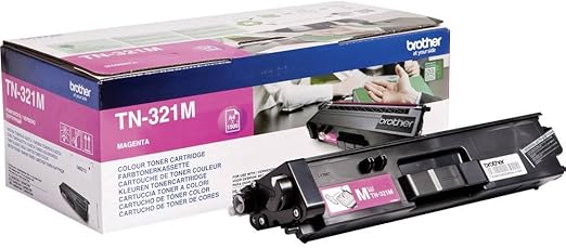 Brother TN321M Toner Originale, Capacità Standard, fino a 1500 pagine, per Stampanti DCPL8400CDN / DCPL8450CDW / HLL8250CDN / HLL8350CDW / MFCL8650CDW / MFCL8850CDW, Magenta