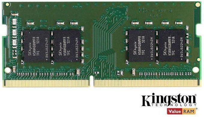 Kingston ValueRAM 8GB 3200MHz DDR4 NonECC CL22 SODIMM 1Rx8 1.2V KVR32S22S8/8 Memoria Laptop