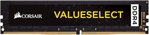 Corsair Memoria 8 GB (1 x 8 GB) DDR4 2400 MHz C16, Nero