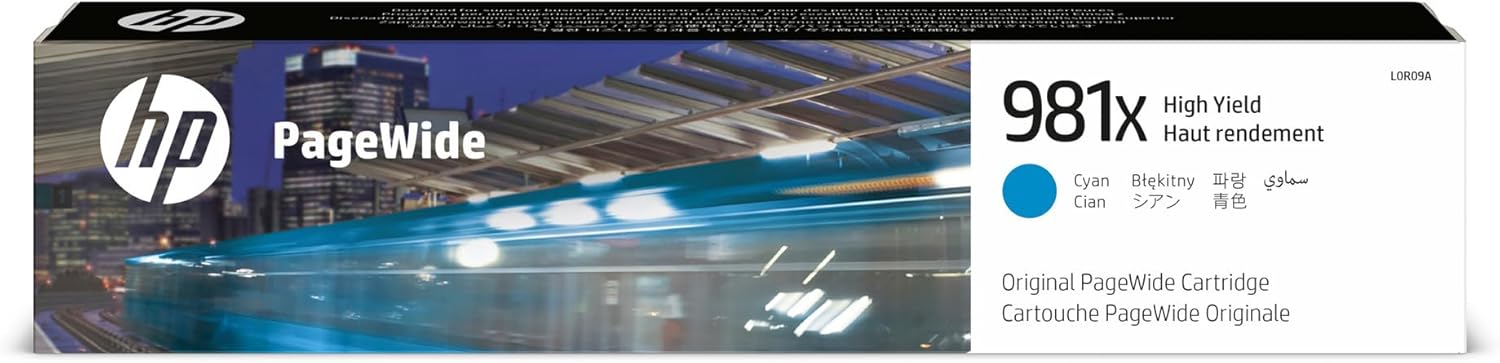 Hp 981X Cyan Original Pagewide Crtg