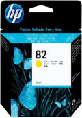 HP 82 C4913A, Cartuccia Originale da 2000 Pagine, Compatibile con Stampanti DesignJet 111, 510 24" Printer e DesignJet 510 42" Printer, Giallo