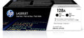 HP 128A CE320AD, Multipack da 2 Cartucce Toner Originali da 2000 Pagine, Compatibile con le Stampanti LaserJet Pro CM1415 e CP1525, Nero