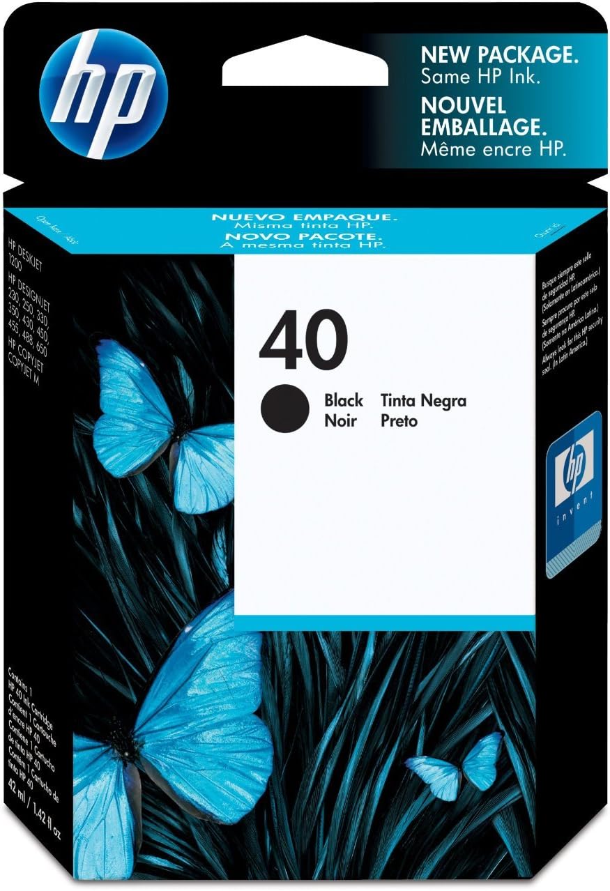 Cartuccia HP Originale Inchiostro, Nero, 40