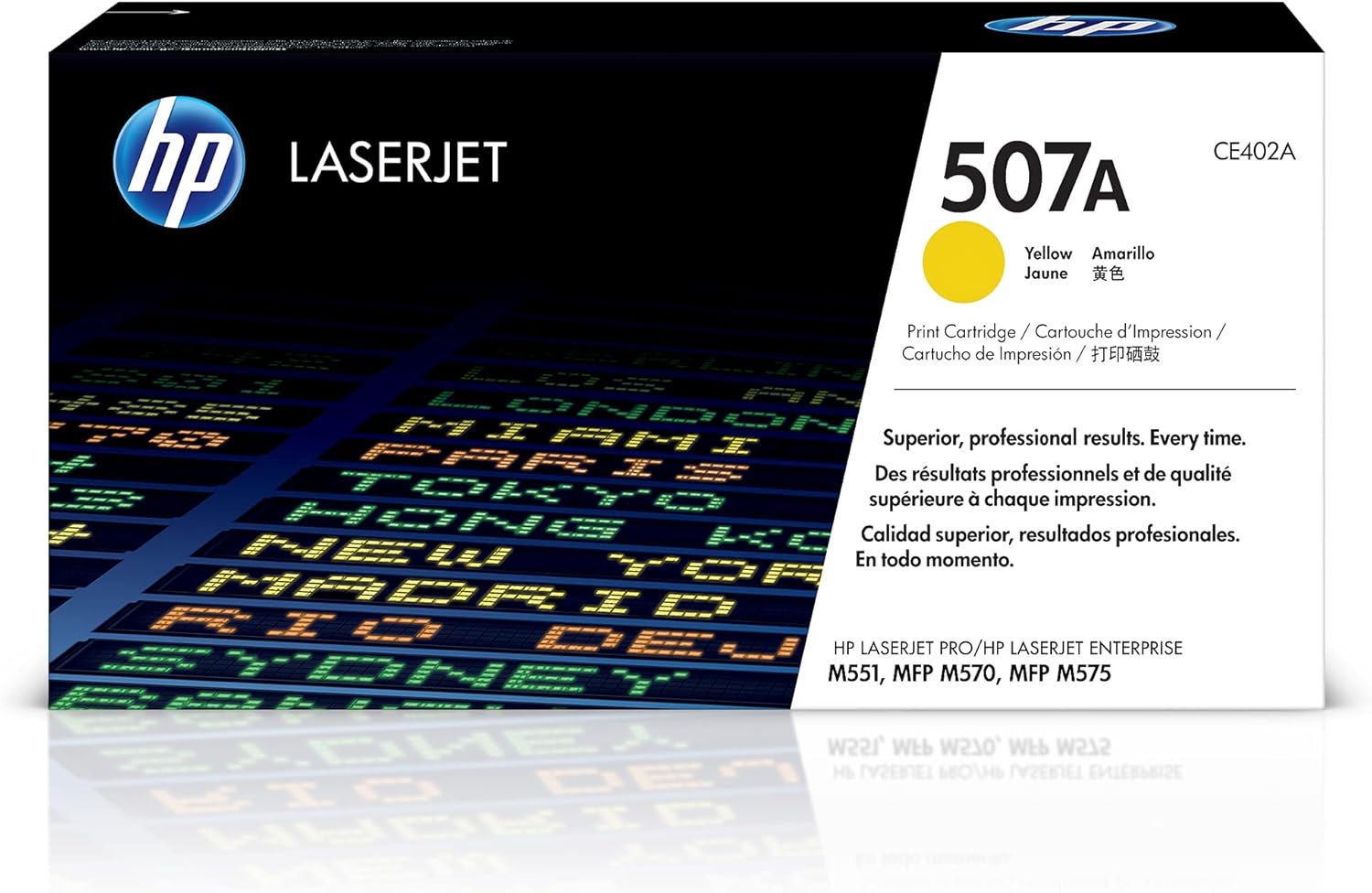 Hewlett Packard HP 507A - Gelb - Original - Laserjet - Tonerpatrone (CE402A) - für Laserjet Enterprise 500, 500 M551, Flow MFP M575; Laserjet PRO 500