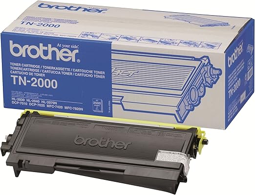 Brother Toner TN-2000 TN2000 Originale Nero 2500 pagine