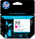 HP 711 CZ135A, Confezione da 3 Cartucce Originali, Compatibili con Stampanti DesignJet T120, T125, T130, T520, T525, T530 e Testina di Stampa DesignJet HP 711, Magenta