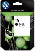 HP 15 C6615DE, Cartuccia Originale da 500 Pagine, Compatibile con Stampanti DesignJet J840C, J825C, J845C, J920C, J920C, Nero