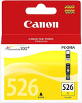 Canon CLI-526 Y - Cartuccia certificata Formato Standard - Giallo - Imballaggio Cartone Riciclabile