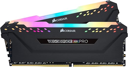 Corsair CMW16GX4M2D3600C18 Memoria per Desktop, Nero, 2 x 8 gb
