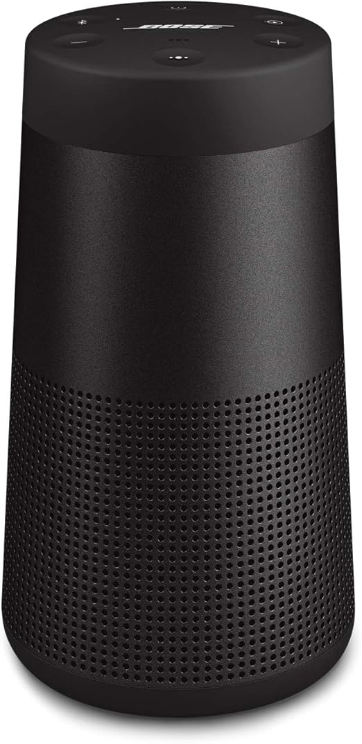 Bose Enceinte Bluetooth Portable SoundLink Revolve (Séries II) : Enceinte sans Fil résistante à l’Eau dotée d’Un Son à 360°, Noir