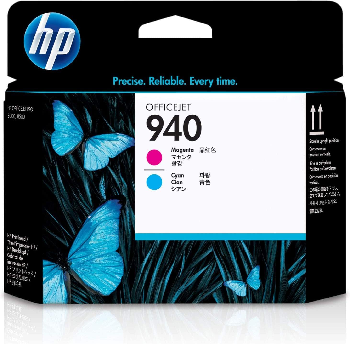 HP C4901A Testina di Stampa 940, Magenta/Ciano