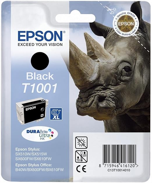 Epson T1001 STY. Office B40W/BX600F/SX600FW Inkjet / Cartuccia originale getto d'inchiostro