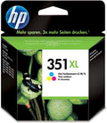 HP 351XL CB338EE, tricromia, cartuccia d'inchiostro originale ad alta capacità, compatibile con stampanti a getto d'inchiostro HP Deskjet D4260, D4300, Photosmart C5280, C4200, Officejet J5780, J5730