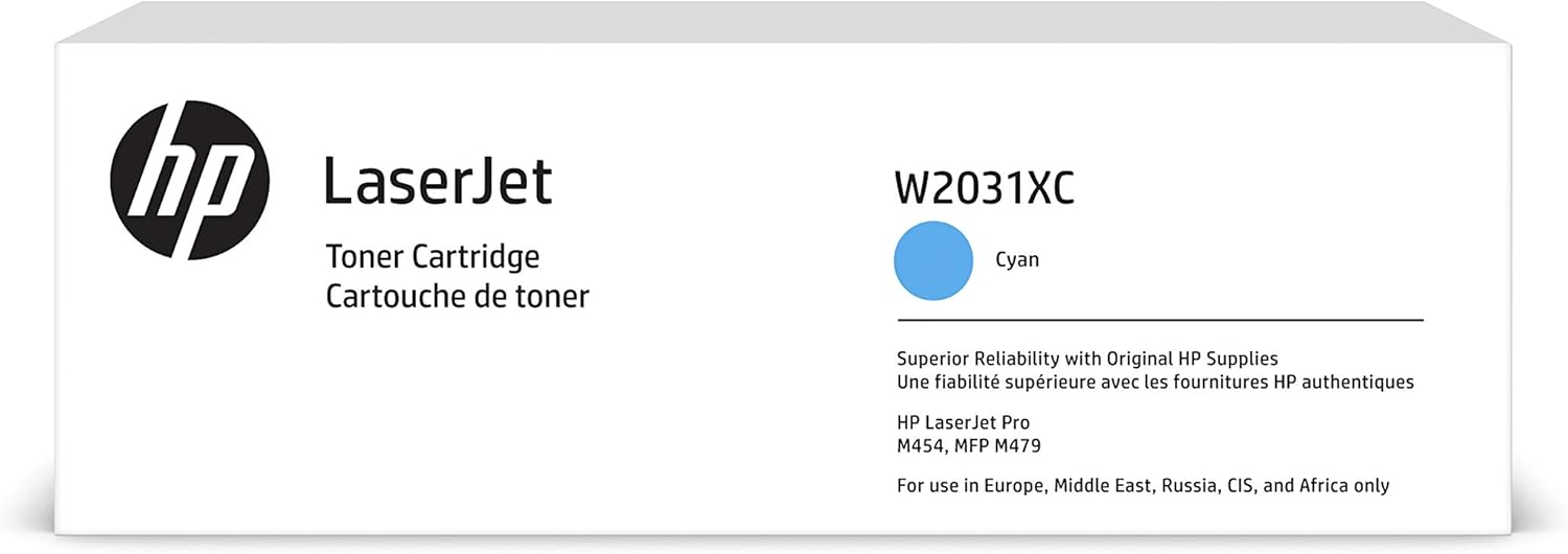 HP 415X Cyan Contractual Laserjet **New Retail**, W2031XC (**New Retail** Toner)