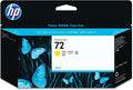 HP 72 C9373A, Cartuccia Originale, Compatibile con Stampanti DesignJet T2300e MFP, T1300, T1200, T1120, T1100, T1100 MFP, T795, T790, T770, T620, T610 e T600, Giallo