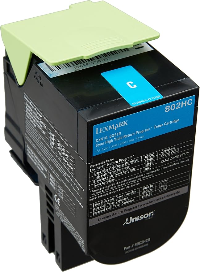 Toner Lexmark Ciano Per Cx410 Cx510 Da 3