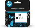 HP 338 C8765EE, Cartuccia Originale da 480 Pagine, Compatibile con OfficeJet 6210, 7110 e 7310xi, Photosmart 2610, 2710, 8150, 8450gp e 8750, DeskJet 5740 e 6620, Nero
