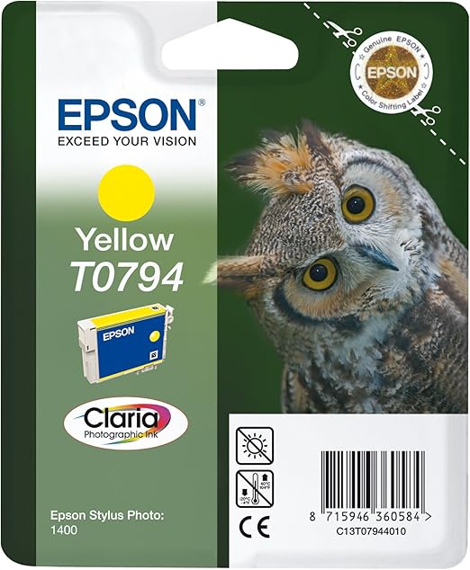 Epson C13T07944010 Cartuccia Inkjet Blister RS Claria, Giallo
