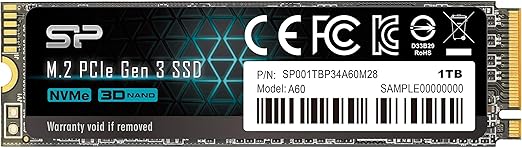 Silicon Power SSD Ace A60 PCI-E x4 NVMe 1 to