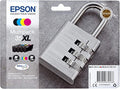 Epson 35 XL Serie Lucchetto Cartuccia Originale, XL, Multipack, 4 Colori