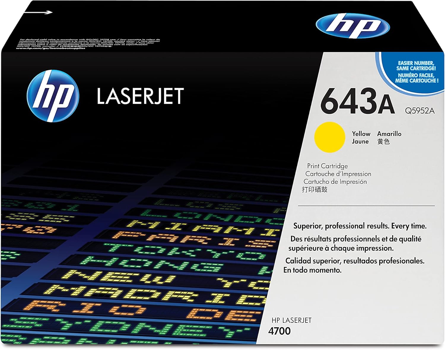 Toner Giallo 10000PAG HP 643A