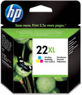 Hp 22Xl C9352CE Cartuccia Originale Getto d'Inchiostro ad Alta Capacità, Tricromia, XL